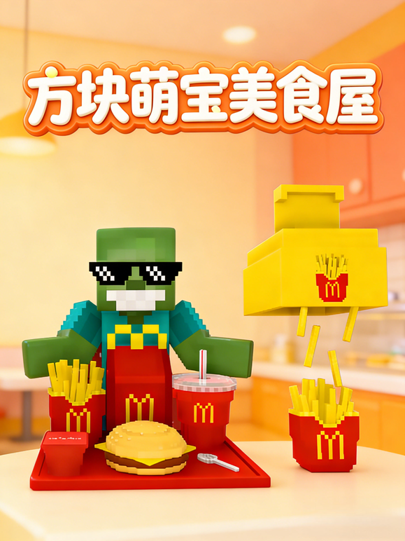方块萌宝美食屋